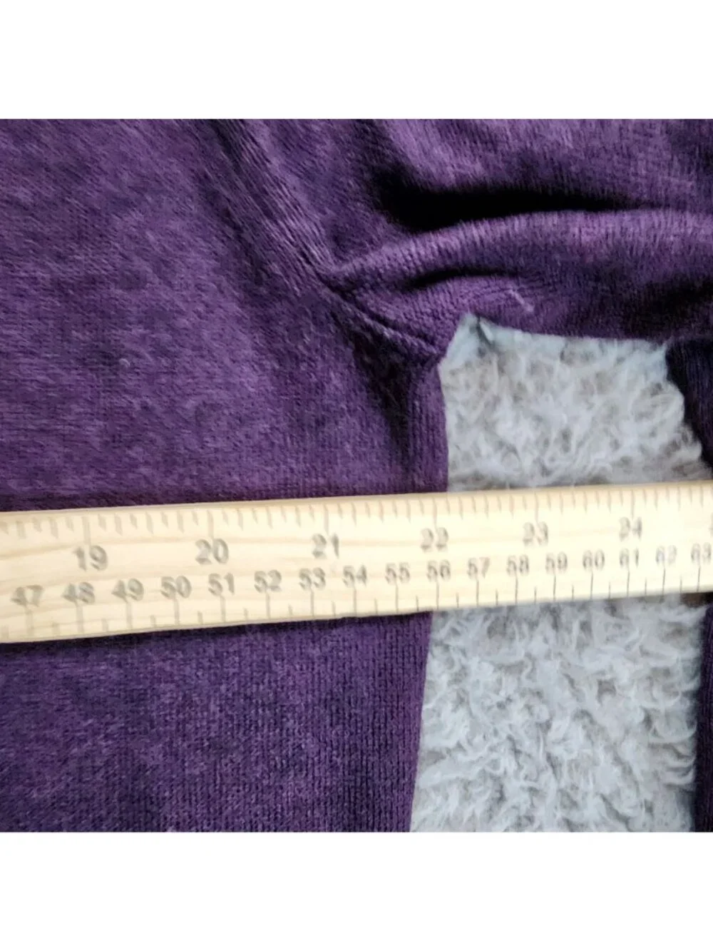 J. Crew Sweater Mens Large Purple Wool Blend Long Sleeve Pullover